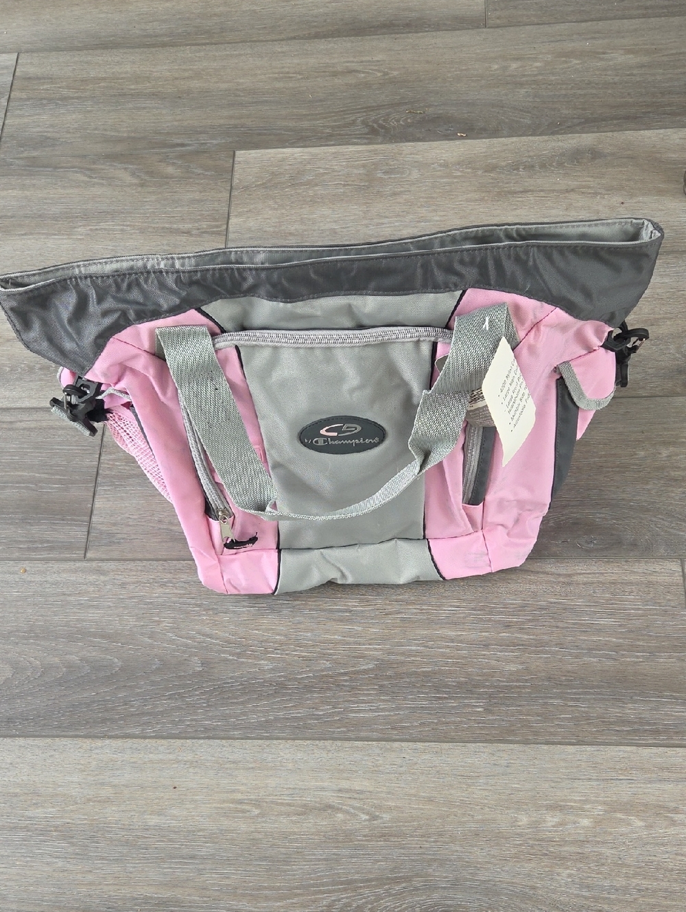 C9 By Champion Pink and Gray Convertible Tote - Sporty Everyday Bag